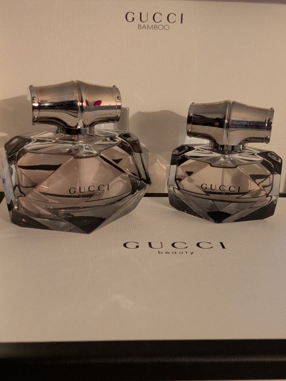 Gucci Bamboo Fragrance Gift Set - Smoke Gray and Silver Accents